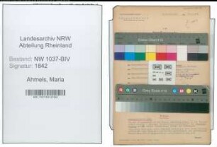 Entnazifizierung Maria Ahmels , geb. 08.05.1907 ()