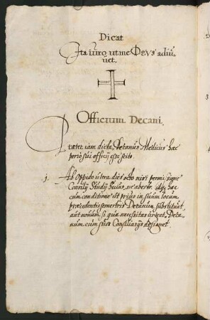 Officium Decani.