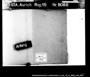 Die Ausführung der Deich- und Sielordnung hinsichtlich der Aufstellung der Deich- und Sielrollen: Amt Leer