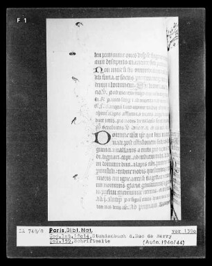 Petites Heures des Herzogs von Berry — ---, Folio 159Textblatt