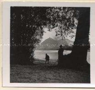 Honnef, Rhein mit Drachenfels