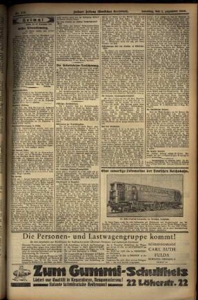 Zweite Ausgabe vom Sonntag, den 01. Dezember 1929.