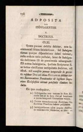 136-146, CLXI - CLXXII