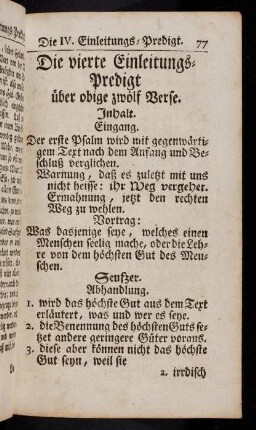 77-104, Vierte Einleitungs-Predigt