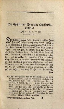Uebersetzung und Erklärung der gewöhnlichen Episteln und Evangelien an allen bei uns üblichen Sonn- und Festtagen mit Benutzung und Anführung der vorzüglichsten ältern, besonders neuern Bibelausleger ausgearbeitet und mit kurzen, aus diesen Abschnitten hergeleiteten praktischen Sätzen begleitet, 4