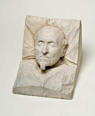 Herzog Ernst II. von Sachsen-Coburg ud Gotha (1818-1893) auf dem Totenbett, Abformung der Totenmaske