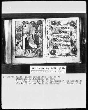 Stundenbuch — Gregorsmesse, Folio 39verso