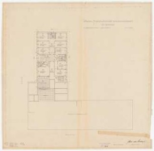 Jugoslawische Gesandtschaft, Berlin-Tiergarten: Grundriss 2.OG 1:100