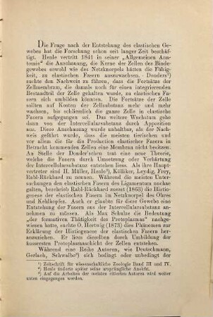 Die Histiogenese der elastischen Fasern im Netzknorpel und Ligamentum nuchae ...