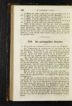 Zur paedagogischen Situation