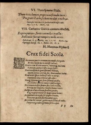 Crux fidei Scola.