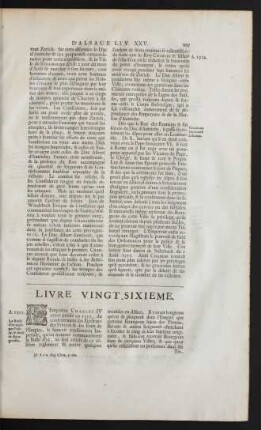Livre Vingt-Sixieme