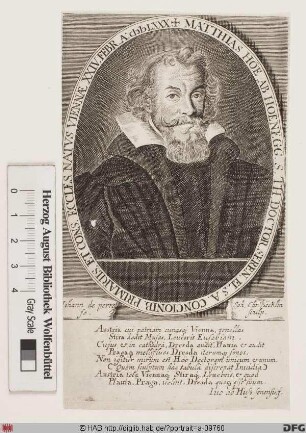 Bildnis Matthias Hoë von Hoënegg