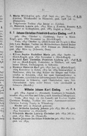 G. 7. Johann Christian Friedrich Gustav Ebeling.