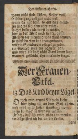Der Frauen-Cirkel.