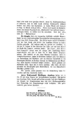 Die Aufgabe der Stunde