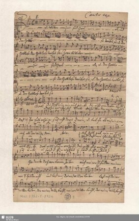 Canto cap.[ella] [transp.]