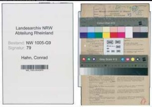 Entnazifizierung Conrad Hahn , geb. 23.04.1892 (Ingenieur)