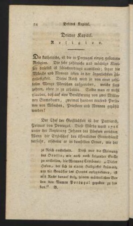 Drittes Kapitel. Religion