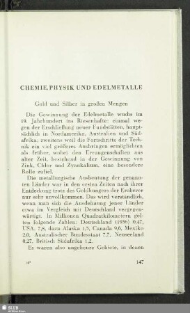 Chemie, Physik Und Edelmetalle