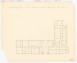 Auswärtiges Amt, Berlin-Mitte Umbau: Grundriss Erdgeschoss 1:100