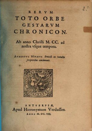 Chronicon rerum toto orbe gestarum