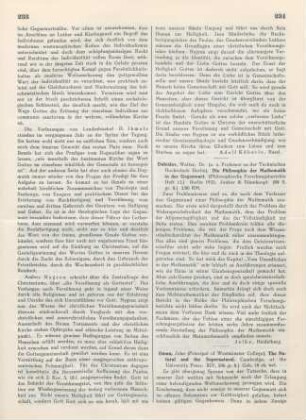 234-235 [Rezension] Oman, John, The natural and the supernatural
