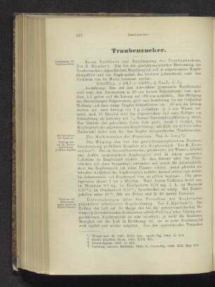 Traubenzucker.
