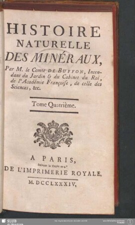 4: Histoire Naturelle Des Minéraux