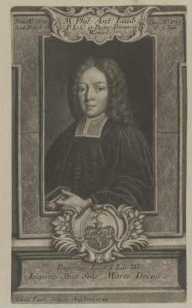 Bildnis des Philipp Anton Laub