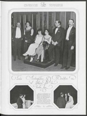 Fiesta aristocrática y benéfica en el palacio de la familia Paz