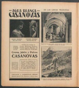 En las líneas francesas - [Ilustración]