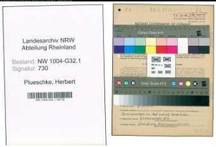 Entnazifizierung Herbert Plueschke , geb. 01.02.1922 (Stadtinspektor)