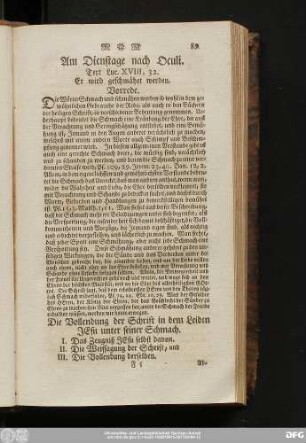 Am Dienstage nach Oculi. Text Luc. XVIII, 32.