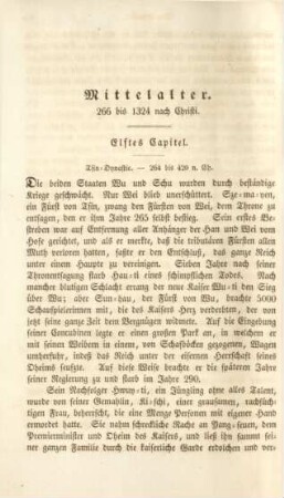 Elftes Capitel. Tsin-Dynastie. - 264 bis 420 n. Ch.