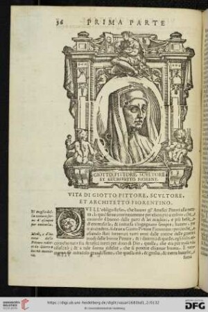 Vita die Giotto Pittore, Scultore, et Architetto fiorentino