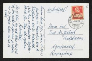 Brief von Richard Katz an Gerhart Hauptmann und Margarete Hauptmann