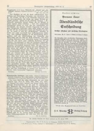 39 [Rezension] Kirkehistoriske Samlinger; 1936