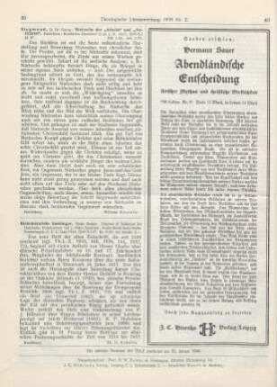 39 [Rezension] Kirkehistoriske Samlinger; 1936