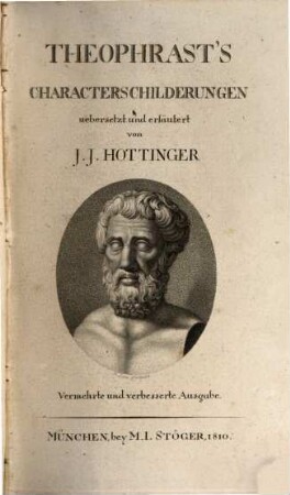Theophrast's Characterschilderungen