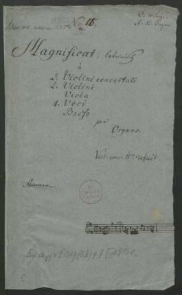 Magnificat; V (4), Coro, orch; G-Dur