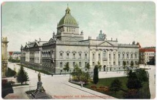 Leipzig : Reichsgericht mit Mendelssohndenkmal