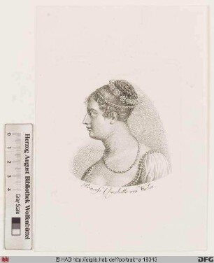 Bildnis Charlotte Augusta, Herzogin zu Sachsen-Coburg, geb. Prinzessin von Wales
