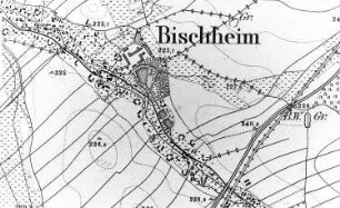 Haselbachtal-Bischheim. Meßtischblatt, Sekt. Kamenz, Nr. 36, 1883