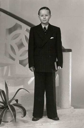 Konfirmand der Familie Lütje