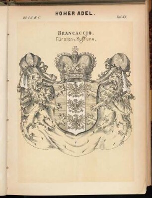 Taf. 68. Brancaccio, Fürsten v. Ruffano.