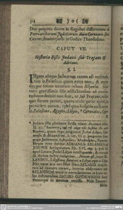 Caput VII. Historia Fisci Judaici sub Traiano & Adriano