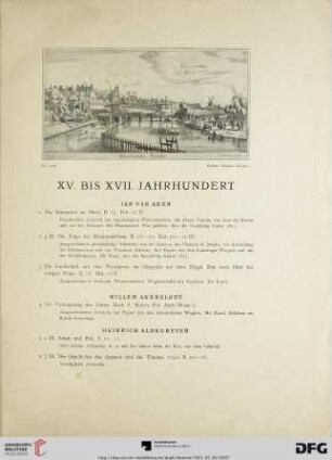XV. bis XVII. Jahrhundert (Nr. 1-1199)