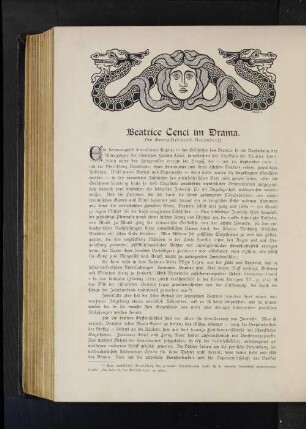 Beatrice Cenci im Drama