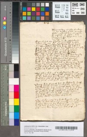 Memorie van questies, hangende bij het sterven van Zijn Genade (Hendrik van Brederode), z. j.